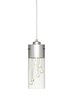 Picture of 359lm Shayla Plated Chrome Finish On Clear Glass With Faceted Crystal Accents Chrome Integrated LED mini pendant