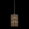 Foto para 136lm Emnist Olde Bronze (Gold Inner Frame) Integrated LED 1LT LED  Mini Pendant