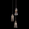 Foto para 411lm Vitalina Architectural Bronze Integrated LED 3LT LED  Mini Pendant Spiral