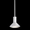 Foto para 408lm Rovero Etched Glass (Diffuser) Brushed Nickel Integrated LED 1LT LED INDOOR MINI PENDANT