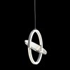 Picture of 239lm Oliv Clear Beveled Glass Chrome Integrated LED Pendant