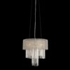 Picture of 40w Elauna Brushed Nickel G9 Large Drum Pendant