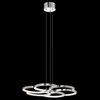 Foto para 959lm Kurli Etched Acrylic Chrome Integrated LED Pendant