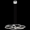 Picture of 976lm Kurli Etched Acrylic Chrome Integrated LED Pendant