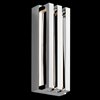 Foto para 244lm Iden Etched Acrylic Chrome Integrated LED Wall Sconce