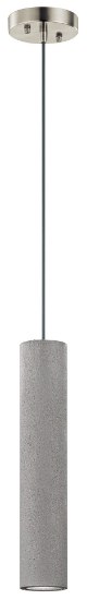 Picture of 7w 360lm Rondil Faux Concrete Finish GU10 LED Mini Pendant