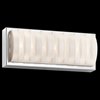 Picture of 1094lm Minse Ivory-White Acrylic Chrome Integrated LED Sconce