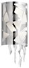 Picture of 40w Angelique Platinum & White Acrylic Chrome G9 12" Sconce