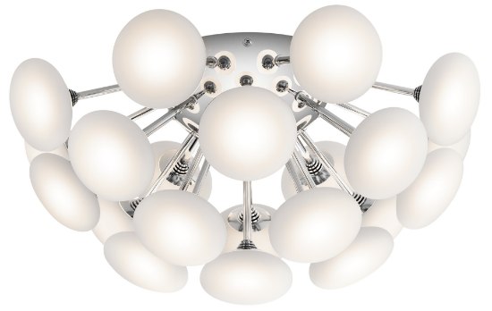 Picture of 1469lm Kotton Acid White Chrome Integrated LED Flush Mount