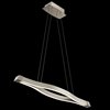 Picture of 879lm Nya Etched Acrylic Satin Nickel Integrated LED 40" Linear Pendant