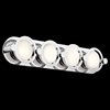 Picture of White Opal Chrome Integrated LED 4-Light 31" Vanity