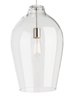 Foto para 3.5w 250lm 22K Prescott Satin Nickel LED Clear Squirrel Cage Pendant