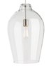 Picture of 60w Prescott Satin Nickel Incandescent Smoke Squirrel Cage Pendant