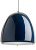 Foto para 19w 1680lm 27K Paravo Blue/Satin Nickel A-21 LED Pendant