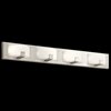 Foto para 40w 1725lm Bethwin Etched Opal Glass Brushed Nickel Integrated LED Vanity