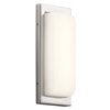 Picture of 15w 771lm Kelsi Etched Opal Glass Chrome Integrated LED Sconce