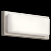 Picture of 15w 771lm Kelsi Etched Opal Glass Brushed Nickel Integrated LED Sconce