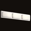 Picture of 30w 1368lm Kelsi Etched Opal Glass Chrome Integrated LED Vanity