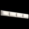 Foto para 40w 1818lm Kelsi Etched Opal Glass Brushed Nickel Integrated LED Vanity