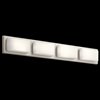 Picture of 40w 1818lm Kelsi Etched Opal Glass Brushed Nickel Integrated LED Vanity