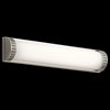 Picture of 40w 1687lm Column Bent Glass With Inside Stripe Pattern Brushed Nickel Integrated LED Vanity