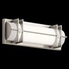 Picture of 20w 1364lm Nolan White Silk Screen Brushed Nickel Integrated LED Vanity