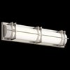 Picture of 40w 1811lm Nolan White Silk Screen Brushed Nickel Integrated LED Vanity