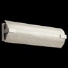 Foto para 50w 526lm Mesh White Poly With Metal Mesh Brushed Nickel Integrated LED Vanity