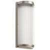 Foto para 20w 914lm Filter Clear Glass Rods Brushed Nickel Integrated LED Sconce