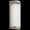 Picture of 20w 914lm Filter Clear Glass Rods Brushed Nickel Integrated LED Sconce