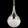 Foto para 7w 449lm Kiss Changed To Cubic Zirconia 8/32 Brushed Nickel Integrated LED Pendant