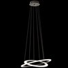 Picture of 45w 3230lm Hyvo Matte White Acrylic Bronze Integrated LED 2 Ring LED Pendant