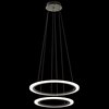 Foto para 45w 3230lm Hyvo Matte White Acrylic Bronze Integrated LED 2 Ring LED Pendant