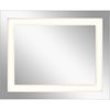 Foto para 21w Mirror With 3" Frosted Edge On 4 Sides MR Integrated LED Backlit Mirror