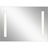 Foto para 33w Mirror With 3" Frosted Strips On 2 Sides MR Integrated LED Backlit Mirror w/ Soundbar