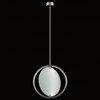 Foto para 17w 653lm Core Clear White Brushed Nickel Integrated LED Pendant