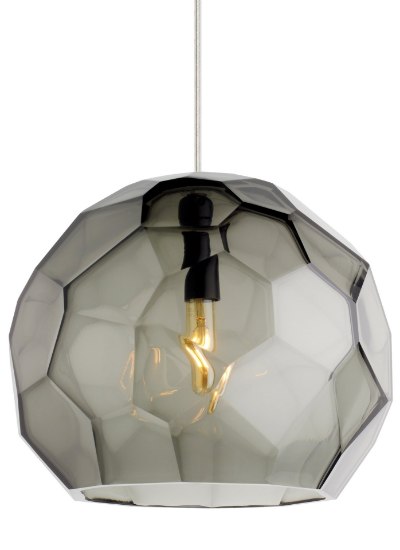 Foto para 2w Reece 27k Transparent Glass Satin Nickel T6 T6 90cri TD-Reece Pendant SM SN-LED927