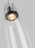 Picture of 11w Coda 30k Satin Nickel 90cri TD-Coda Pendant S Cl Ck SN-LED930