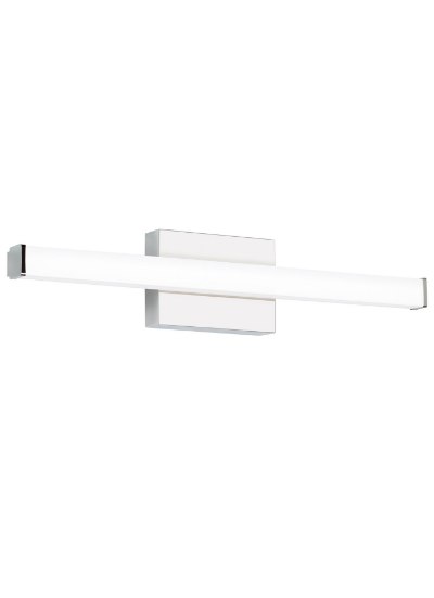 Foto para 23.3w 1676lm Lufe 27k Acrylic Satin Nickel 90cri Lufe Square 24 Bath OY sn LED927