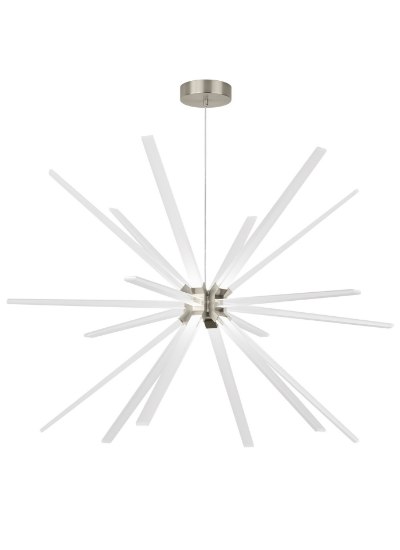 Picture of 35.1w 2709lm Photon 30k Acrylic Satin Nickel 90cri Photon 48 Chandelier sn LED930