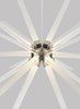 Picture of 35.1w 2709lm Photon 30k Acrylic Satin Nickel 90cri Photon 48 Chandelier sn LED930277