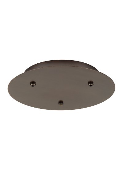 Picture of 120V Bronze 120V Canopy 3 Lite Rnd Sm BZ