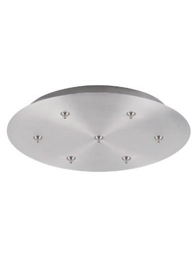 Foto para Fusion Satin Nickel FSJ Canopy 7-Lite Rnd SN 24V