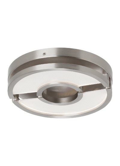 Picture of 15w Zahra Satin Nickel Zahra 10 Flush SN LED830 277