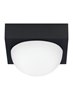 Picture of 15w Sphere Rubberized Black Sphere Flush FR BL LEDWD 1