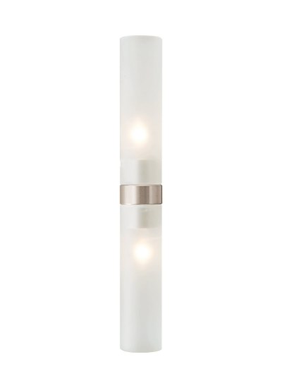 Foto para 20w Twin Satin Nickel Tw Tube Bth Hd FR SN 2x10w MRL