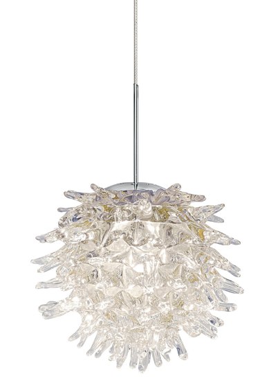 Picture of 35w Ooni Satin Nickel Ooni Pendant Clear SN MRL