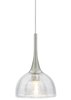 Picture of 35w Sophia Satin Nickel Sophia Pendant Clear SN MPT