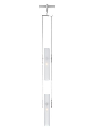 Picture of 35w Tube Satin Nickel Tube 2 Pendant Frost SN MPT