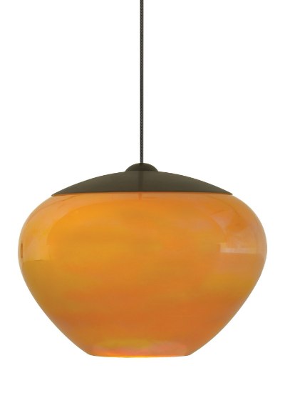 Foto para 50w Cylia Bronze Cylia Pendant Amber BZ MRL